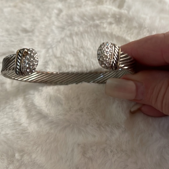 Flat cable bangle bracelet - Picture 2 of 4